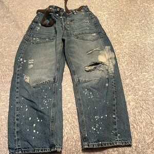 Free people barrel jeans